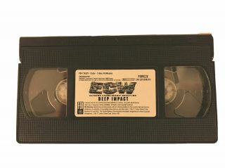 ECW Deep Impact VHS Uncensored Vintage Raw Pro Wrestling Plays Fine 3