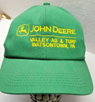 Made In The Usa Vintage John Deere Snapback Trucker Hat Cap K Products