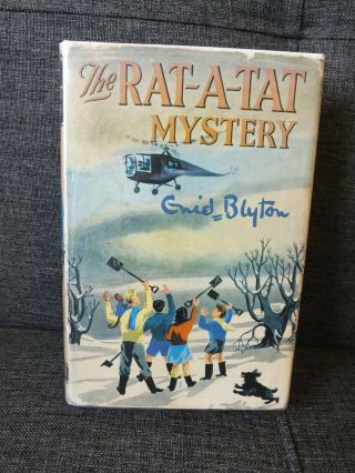 Enid Blyton - The Rat - A - Tat Mystery - 1st Hc/dj 1956 - Vgc