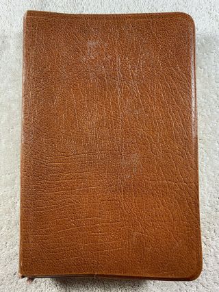 Cpy.  1976 American Standard Study Bible Brown Leather? Holman Lockman Nasb