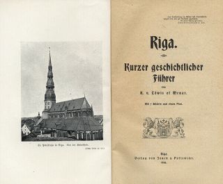 Baltikum Ostsee Lettland Riga Stadt Geschichte alter Reiseführer 1918 2