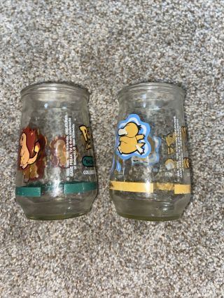Vintage 1999 Pokemon Welch ' s Jelly Jar/ Glass 04 Charmander © Nintendo Psyduck 2