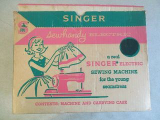 Vintage Singer Sewhandy Electric Sewing Machine Model 50