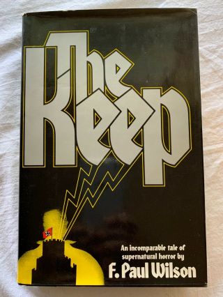 The Keep F.  Paul Wilson Supernatural Horror Hcdj 1st Ed 1st Printing 1981