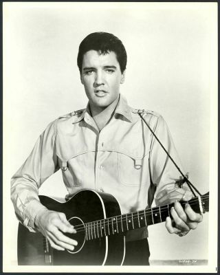 (2) Rare Elvis Presley 1965 Girl Happy 8x10 Vintage Promo Photo Mgm