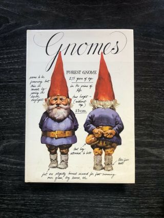 Gnomes Hardcover 1977 Book Rien Poortvliet/ Wil Huygen,  Harry Abrams Collectible