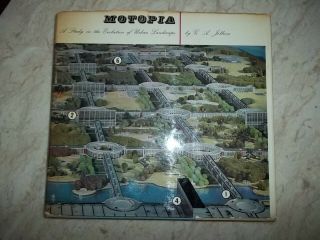 Motopia: A Study In The Evolution Of Urban Landscape By G.  A.  Jellicoe 1961 Hcdj