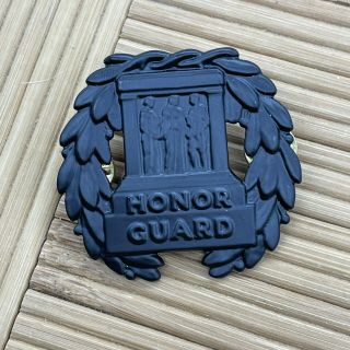 Vintage Honor Guard Military Award Pin Pinback Metal 2 "