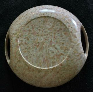 Vintage Aztec Confetti Speckled Melmac Large 12” Bowl Slot Handles, 3
