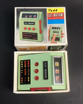Vintage Waco Motorized Slot Machine Made In Japan,