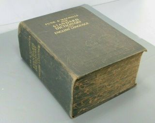 Vintage Funk & Wagnalls Standard Dictionary Of The English Language 1944