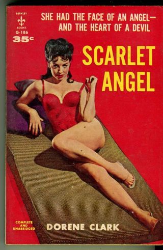 Clark,  Dorene.  Scarlet Angel.  Vintage Paperback,  1954
