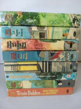8 Vintagetrixie Belden Books By Kathryn Kenny,  Julie Campbell 1954 - 1962 Whitman