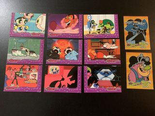 The Power Puff Girls Promo Card Set Villains Vintage 11 Cards 2 Holo