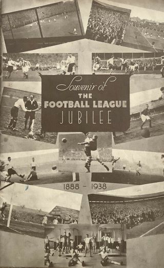 Souvenir Of The Football League Jubilee 1888 - 1938.  Stockport County Edition