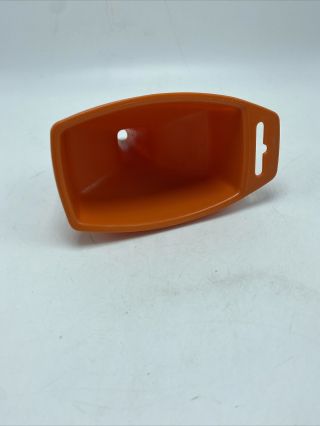 Rubbermaid 3088 Orange Plastic Funnel Vintage