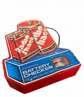 Vintage Radio Shack Micronta Battery Checker