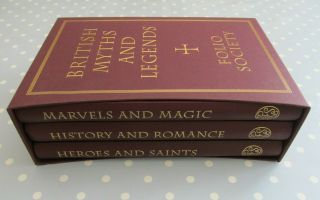 British Myths And Legends - A Three Volume Folio Society Box Set