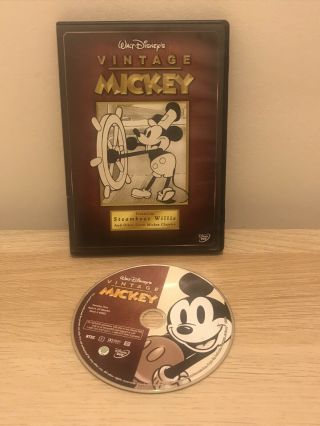 Vintage Mickey Dvd Walt Disney’s Featuring Steamboat/