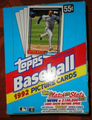 Vintage Topps Baseball 1992 Picture Cards