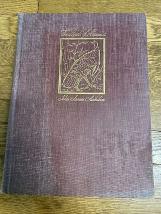 1944 John James Audubon The Birds Of America Illustrated Book Hardcover