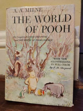 The World Of Pooh By A.  A.  Milne 1957 First 1st Edition Hardcover Book W/ D/j