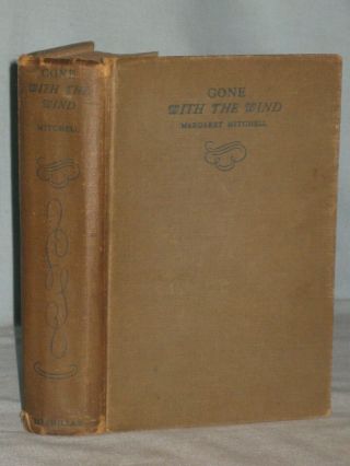 1936 Book Gone With The Wind By Margaret Mitchell October 1936 Printing