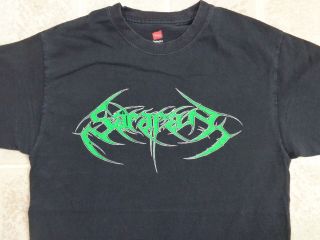 Sarafan Metal Band T - Shirt Mens Small Rare Vtg Early Demo Tour Tucson Grindcore