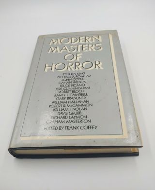 Modern Masters Of Horror True 1st Edition Stephen King The Monkey 1981 Book