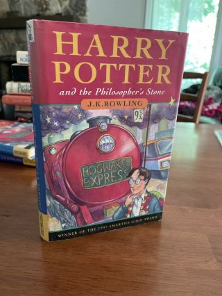 Harry Potter & Philosopher’s Stone J K Rowling 1998 Uk Ts 1st/7th Hardcover