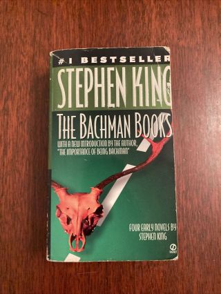 The Bachman Books By Stephen King,  1996 Mmpb Includes Rage Rare Green Cover