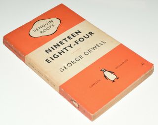 George Orwell,  Nineteen Eighty - Four 1984 (vintage Penguin Orange 1954)