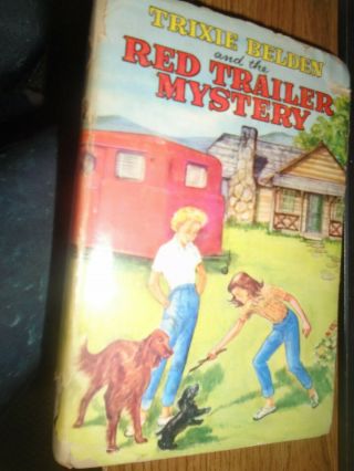 Trixie Belden 2 Red Trailer Mystery Julie Campbell Hardcover With Dustjacket
