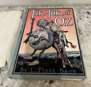 Vintage Book Tik - Tok Of Oz By L.  Frank Baum 1914