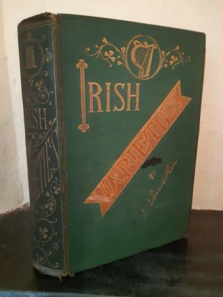 Gaskin - Varieties Of Irish History 1869 Map And Coloured Plates.