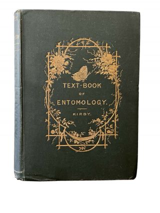 Stunning 1885 Text - Book Of Entomology,  W.  F.  Kirby.  87 Plates