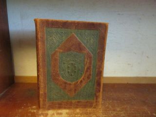 Old Complete Of William Shakespeare Leather Book Arts & Crafts Binding,
