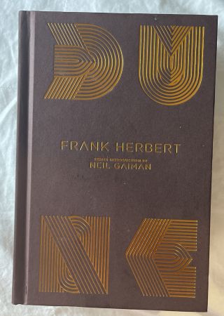Dune By Frank Herbert & Introduced By Neil Gaiman Deluxe Hardcover