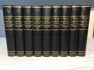 1911 Antique History Of The American Nation By William Jackman From Wpa 9 Volume