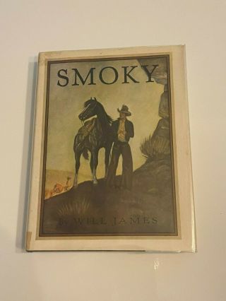 Smoky The Cow Horse - Will James Hard Cover 1929 Illustrated Classic Edition