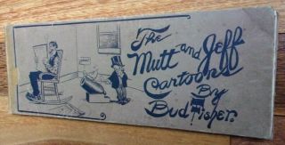 1910 Platinum Age Comic Strip Album The Mutt And Jeff Cartoons By Bud Fisher