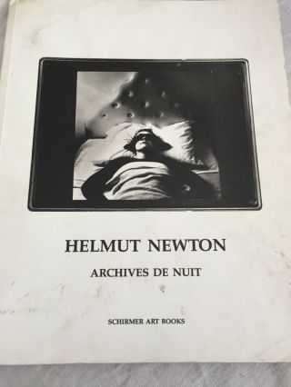 Helmut Newton Archives De Nuit Schirmer Art Books 1992
