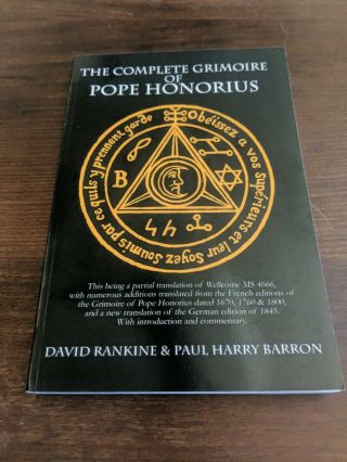 The Complete Grimoire Of Pope Honorius.  Magick Occult Spells Witchcraft
