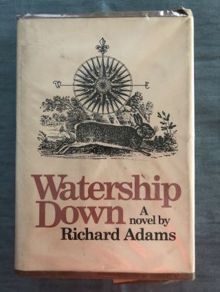 Vtg Watership Down – True First Edition – 1st Printing – Richard Adams 1972