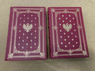 War And Peace Vol 2 & 3 Leo Tolstoy The Franklin Library Leather 1984