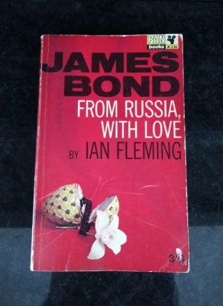 Ian Fleming James Bond 007 Vintage Book Set Of 9 Pan Rare From Russia With Love