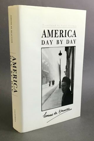 Simone De Beauvoir America Day By Day Second Printing Uc Press 1999