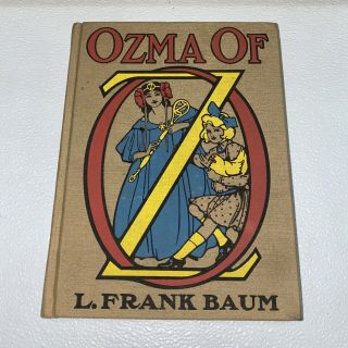 Ozma Of Oz Hardcover Book L.  Frank Baum 1st Edition