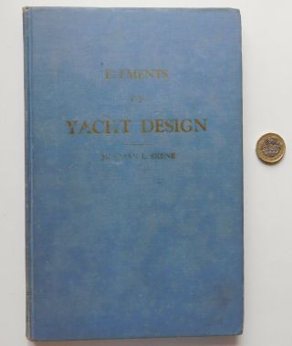 Elements Of Yacht Design 1945 Book By Norman L Skene Sailing Vintage 1940s