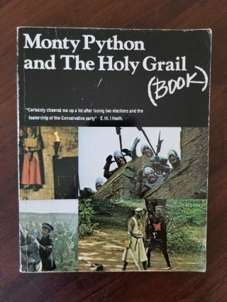Monty Python And The Holy Grail (book) By Chapman,  Jones,  Palin,  Cleese Etc 1993